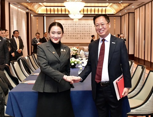 泰國總理佩通坦會見海信集團董事長
